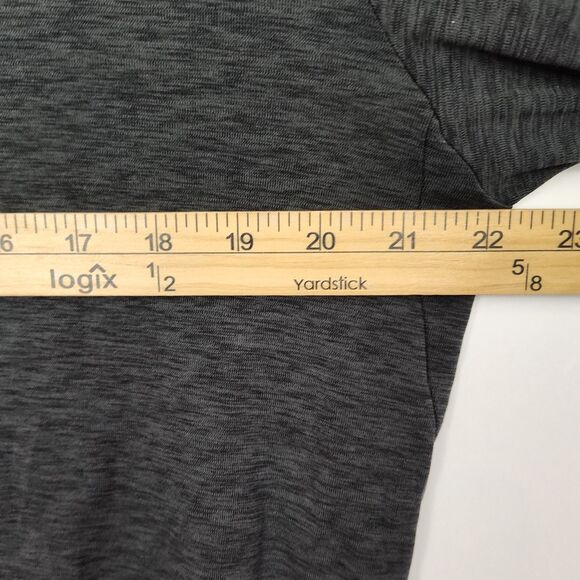 Nike Dri-Fit Light Hoodie Sweatshirt Men's L Charcoal Gray Hooded Long Sleeves - Picture 4 of 10